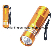 Алюминиевый светодиодный фонарик сухой батареи (CC-022)